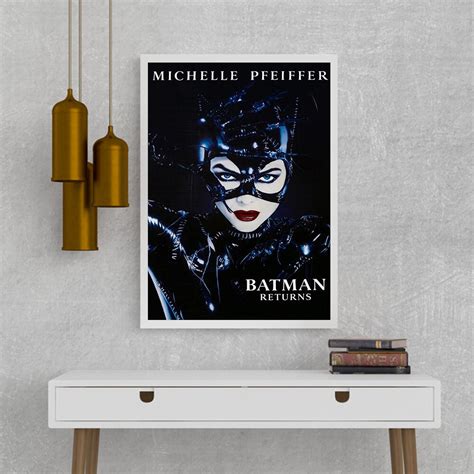 Catwoman Michelle Pfeiffer Poster Cat Woman A4 A3 A2 Home - Etsy