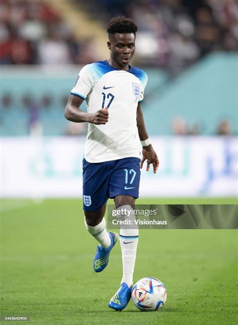 Bukayo Saka of England during the FIFA World Cup Qatar 2022 Group B ...