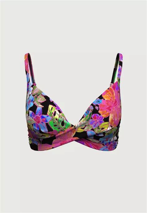 Buy Sunseeker Tropadelic Island Black Cross Front Bikini Top 2026