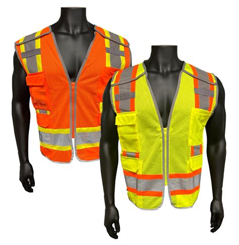 Safety Products Inc Choice Two Tone Breakaway Surveyors Vest Class