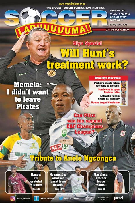 Soccer Laduma 25 November 2020 Magazine Get Your Digital Subscription