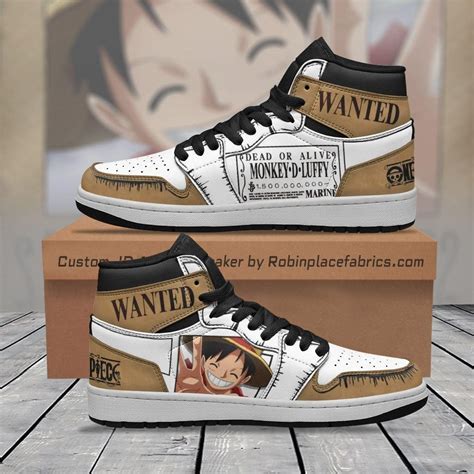 Luffy X Boa Hancock JD Sneakers Custom One Piece Anime Shoes