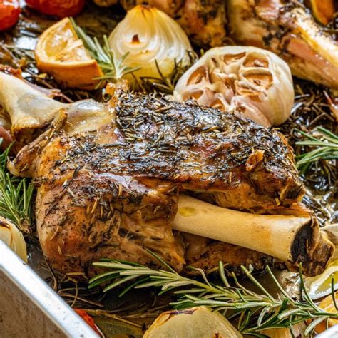 Slow Roasted Leg Of Lamb Recipe Happy Foods Tube