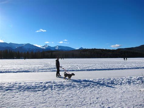 Pyramid Lake, Jasper- A Winter Wonderland