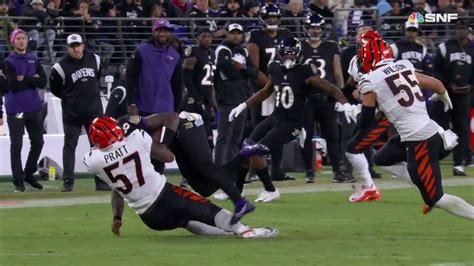 Germaine Pratt Sacks Lamar Jackson | Week 5 Highlights vs Baltimore Ravens