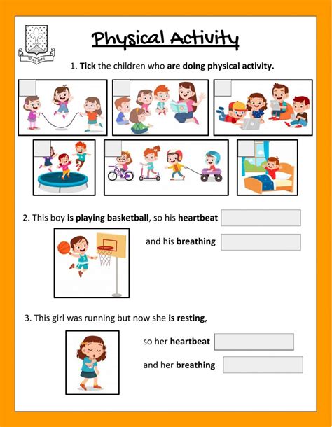 Free Printable Physical Education Worksheets Printable Worksheets