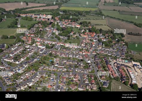 Aerial View Of The Eastern Half Of Heighington Village Showing 2 New