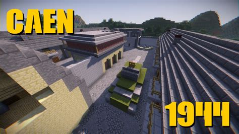 Minecraft WW2 Caen Minecraft Map