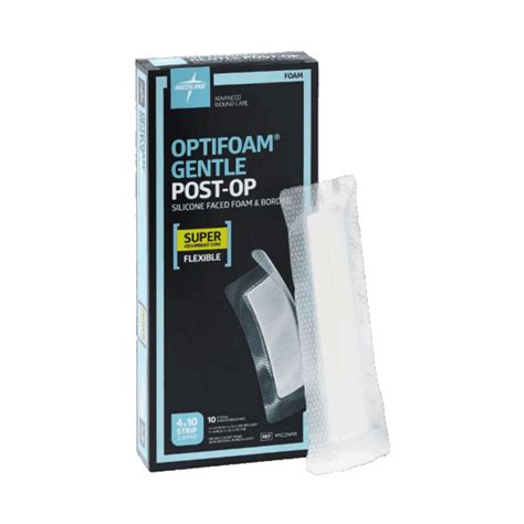 optifoam gentle silicone faced post op foam dressing preciseortho