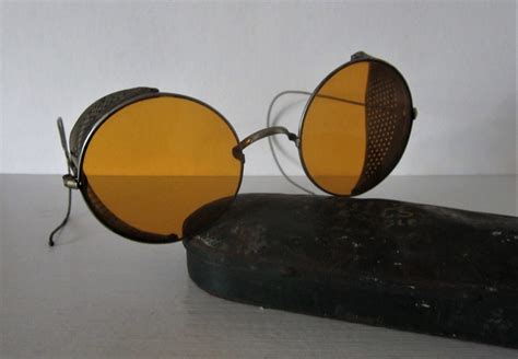 Antique Willson And Co Goggles With Case Vintage Welding Etsy