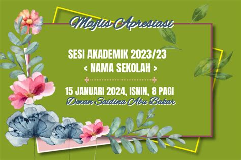 Majlis Apresiasi Template Postermywall