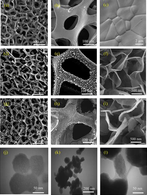 E Fesem Images Of Aec Bare Ni Foam Def Nio Nf Nanosheet Arrays