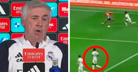 Ancelotti Nomme Un Joueur Qui Aurait Pu Mieux D Fendre Sur Le But De