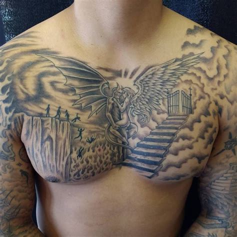 Incredible Chest Tattoos For Men Unique And Eye Catching Designs