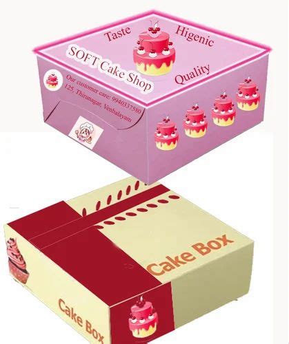 Printed Cake Packaging Box At Rs Piece In