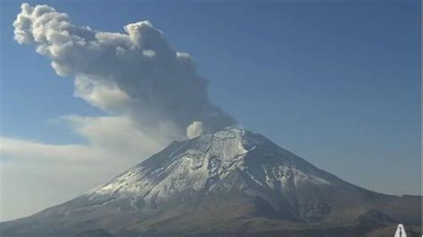 Popocatépetl Registra Exhalaciones Y Explosiones Se Mantiene La Alerta