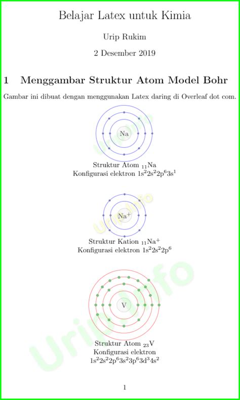 Detail Contoh Struktur Atom Koleksi Nomer 12