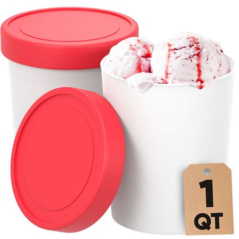 Ice Cream Freezer Containers By Starpack Easy Store Frost Free Design