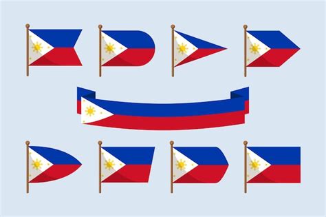 Free Vector | Flat design philippine flag