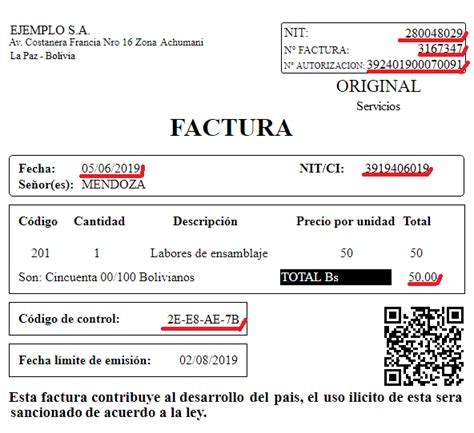 Multa Por Emisi N En Modalidades De Facturaci N Incorrectas Bolivia