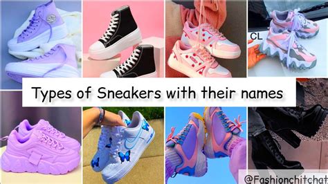 Types Of Sneakers With Names Sneakers With Their Names Fashion