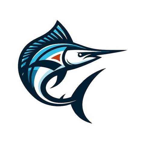 Premium Vector Vector Flat Marlin Fish Logo