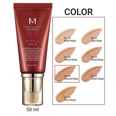 Missha M Perfect Cover B B Cream Spf Pa No Natural Beige Ml