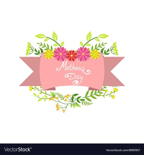 Mothers Day Greeting Cards Collection Royalty Free Vector