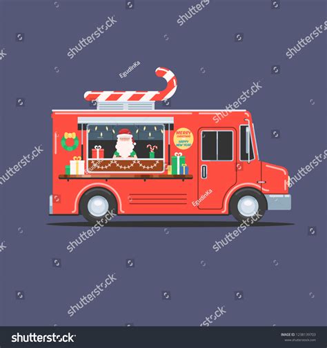 1020 Christmas Food Truck Images Stock Photos And Vectors Shutterstock