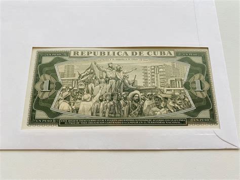 Kuba Banknoten Brief Bankfrisch Peso Ungefalten Top Neu Kaufen