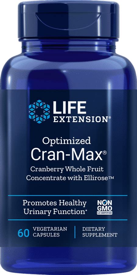 Optimized Cran Max 60 Vegetarian Capsules VivirSanoHoy Es