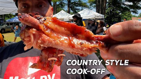 BBQ Ribs At The Country Style Cook Off YouTube