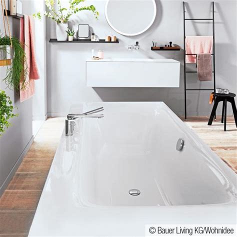 Bette Lux Silhouette Side Freistehende Rechteck Badewanne Wanne Wei