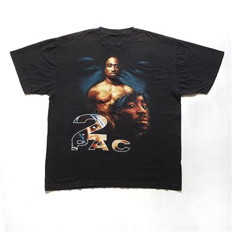 Vintage 90s Tupac Shakur 2pac Makaveli Thug Life T Shirt Hip Hop Rap