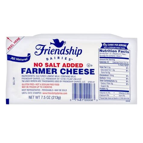 Friendship Dairies Farmer Cheese Oz Instacart