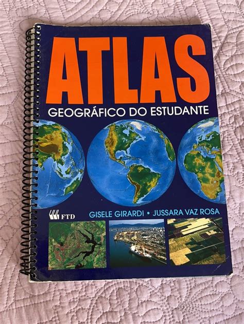 Atlas Geogr Fico Do Estudante Livro Ftd Usado Enjoei