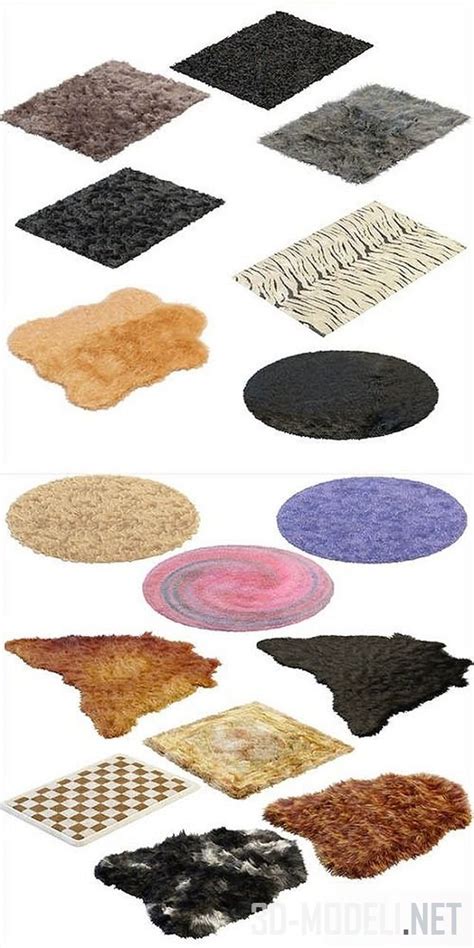 3D модель – Ковры в ассортименте