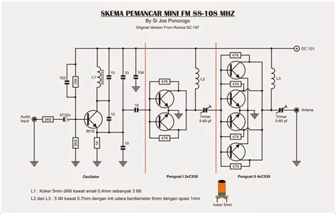 Kjp Elektronika Skema Pemancar Mini Fm 88 108 Mhz