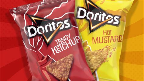 Doritos Tangy Ketchup And Hot Mustard Chip Review Youtube