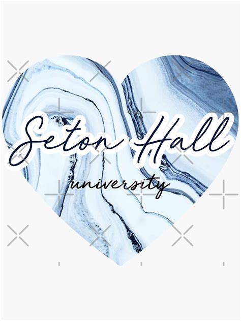 Seton Hall Sticker For Sale By Kirarittgers Redbubble