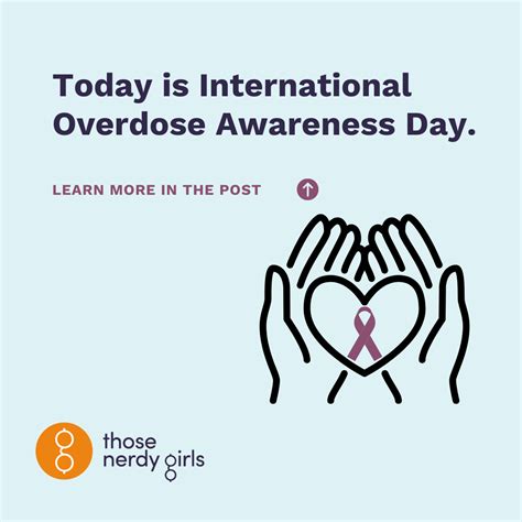 Today is International Overdose Awareness Day — Those Nerdy Girls