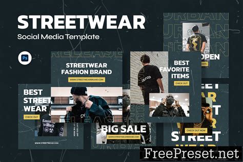 Streetwear Fashion Instagram Post Htg54ks