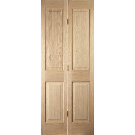 Jeld Wen Oregon Panel White Oak Veneer Bi Fold Internal Door