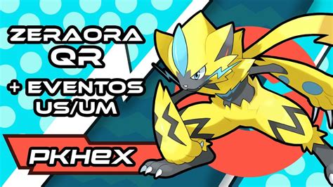 Pokemon Ultra Sun Zeraora Qr Code Jestrax