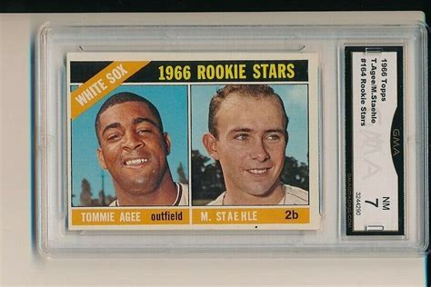 Topps Rookie Stars Marv Staehle Tommie Agee For Sale