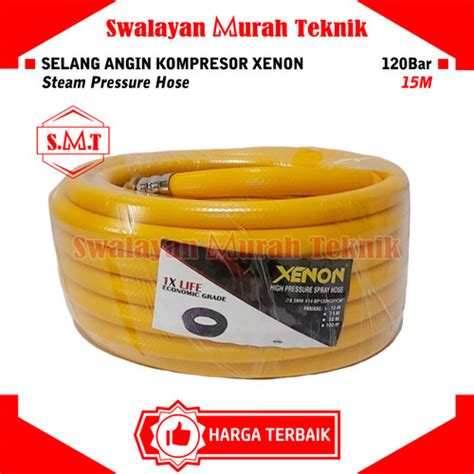 Jual Selang Angin Kompresor Xenon Bar Meter Steam Pressure Hose