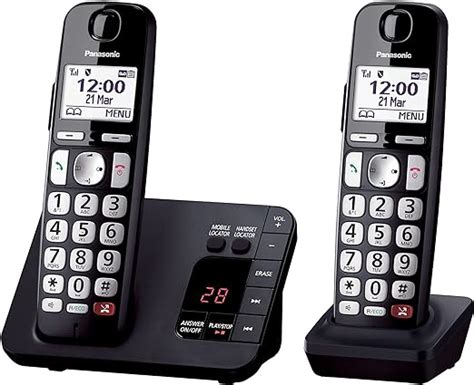 Panasonic Kx Tge Eb Digital Cordless Phone About Minutes Answering