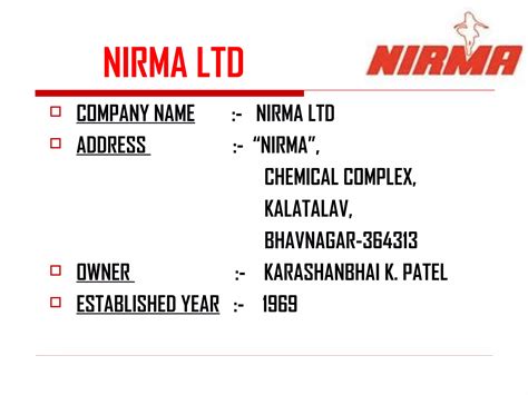 Nirma Ltd Bhavnagar 9