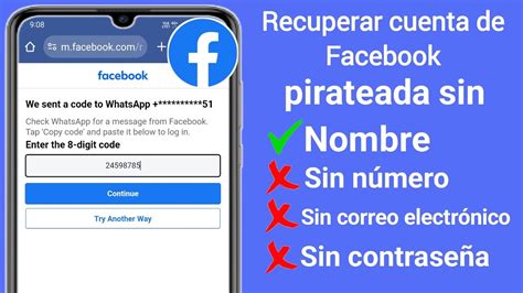 C Mo Recuperar Una Cuenta De Facebook Pirateada Sin Correo Electr Nico