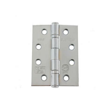 Atlantic Ball Bearing Hinges Grade 11 Fire Rated 4 X 3 X 25mm Polished Chrome